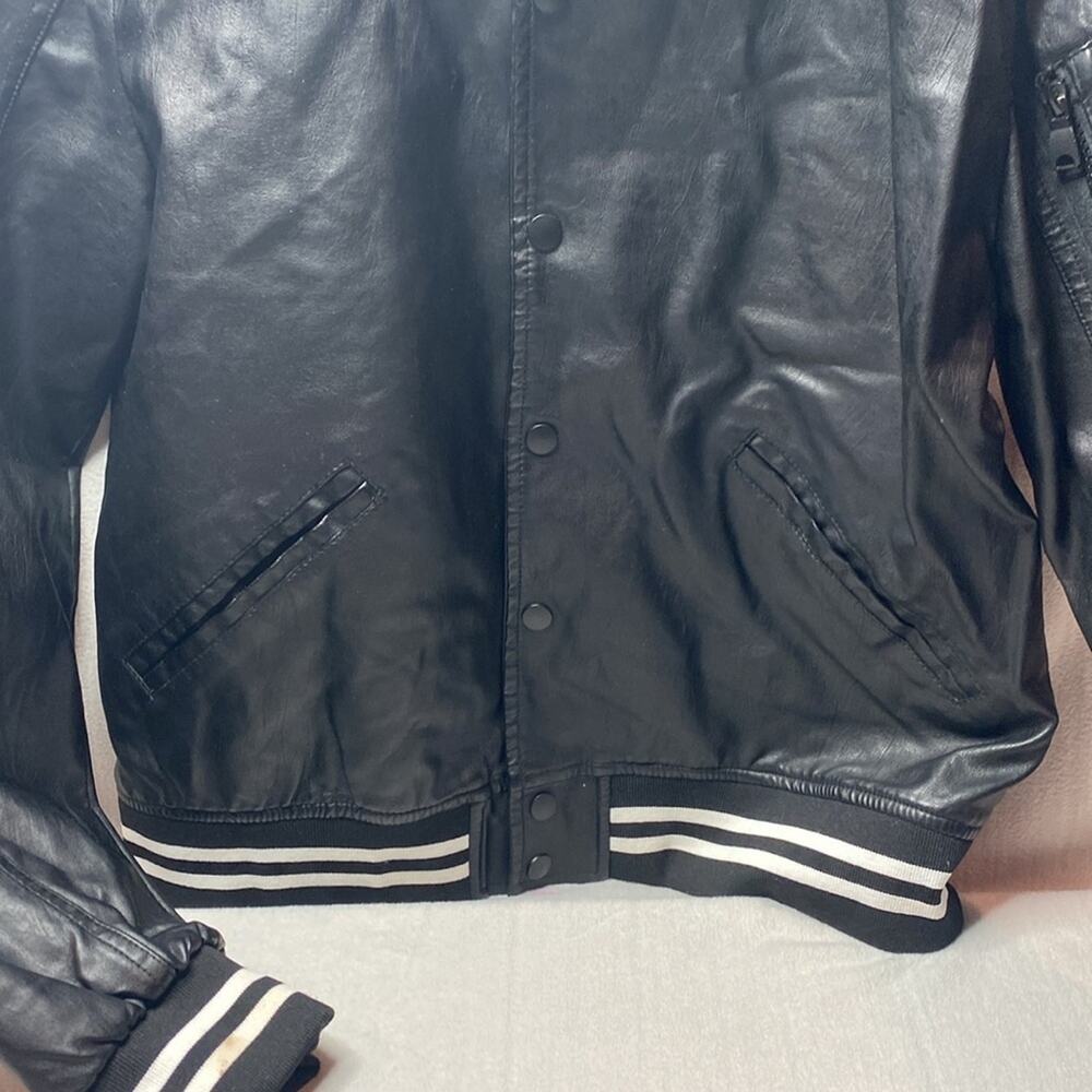 Fried Black Button Front Jacket Size Large - image 3